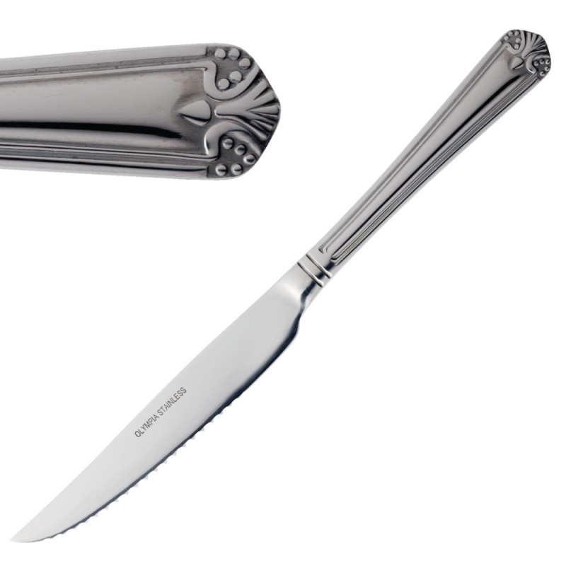 Jesmond Meat Knife - Set of 12 - Olympia Jesmond Meat Knife - Set of 12 - Olympia