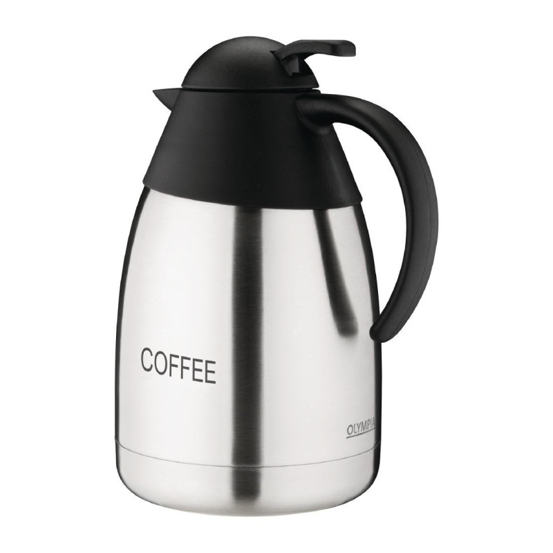 Pichet Isotherme À Café Couvercle Bombé- 1,5L - Olympia Pichet Isotherme À Café Couvercle Bombé- 1,5L - Olympia