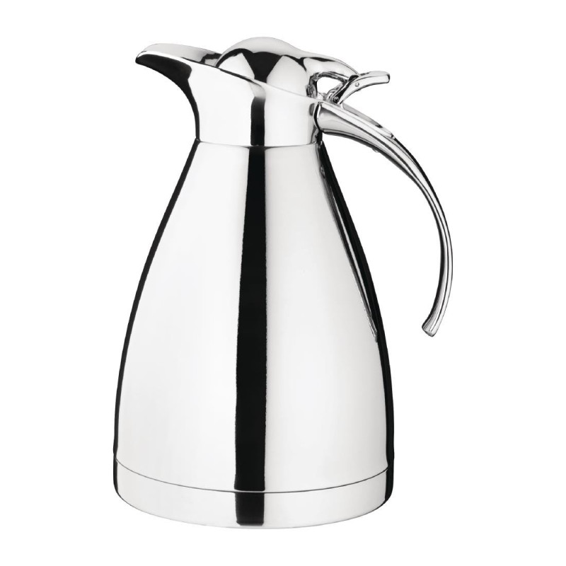 Stainless Steel Insulated Jug with Hinged Lid - 1L - Olympia Stainless Steel Insulated Jug with Hinged Lid - 1L - Olympia
