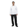 Kokandusvest Chicago pikkade varrukatega valge XXL suurus - Whites Chefs Clothing - Fourniresto