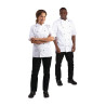 Kokavest Chicago lühikeste varrukatega valge S suurus - Whites Chefs Clothing - Fourniresto