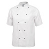 Kokavest Chicago lühikeste varrukatega valge S suurus - Whites Chefs Clothing - Fourniresto