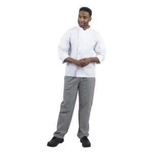 Köögipüksid Mixte Vegas väikeste mustvalgete ruutudega XL suurus - Whites Chefs Clothing - Fourniresto