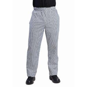 Köögi püksid Vegas mustvalgete väikeste ruutudega, suurus XS - Whites Chefs Clothing - Fourniresto