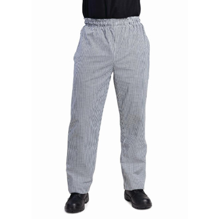Köögi püksid Vegas mustvalgete väikeste ruutudega, suurus XS - Whites Chefs Clothing - Fourniresto
