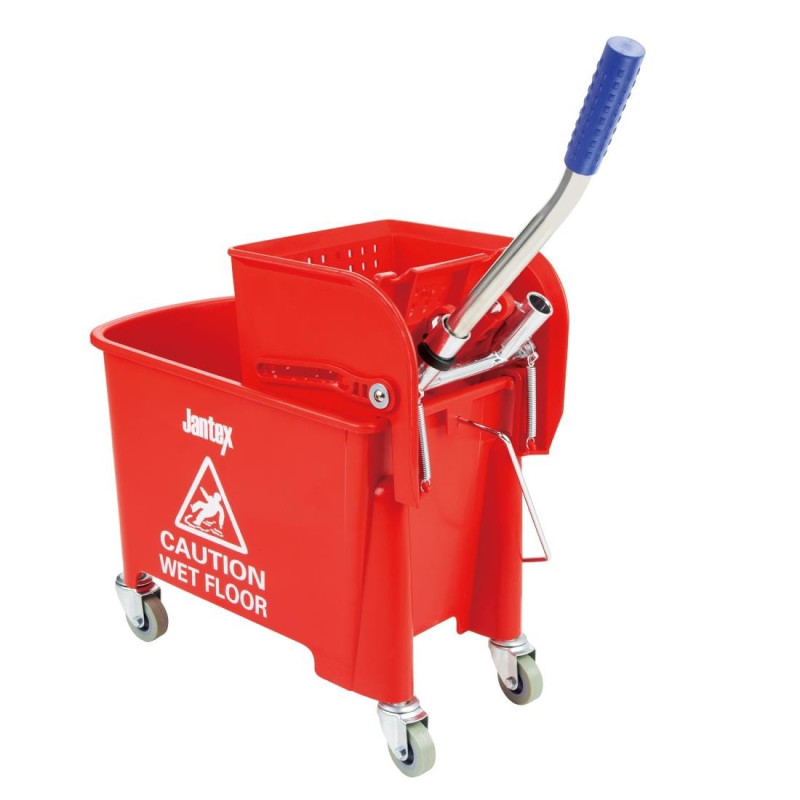 Kentucky Red 20L Mop Bucket - Jantex - Fourniresto Kentucky Red 20L Mop Bucket - Jantex - Fourniresto