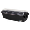 4-osaline plastikust kuppelkujuline karbike - FourniResto - Fourniresto