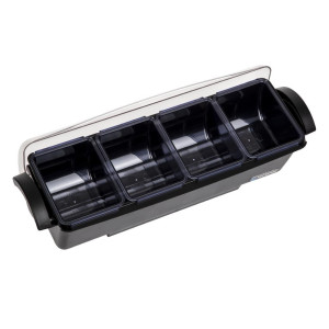 4-osaline plastikust kuppelkujuline karbike - FourniResto - Fourniresto