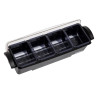 4-osaline plastikust kuppelkujuline karbike - FourniResto - Fourniresto