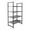 4 riiuliga selge vaatega üksus - L 1070 x S 610mm - Cambro