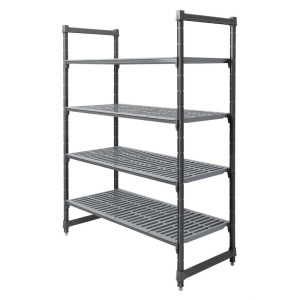 4 riiuliga ühik selge vahega - L 1375 x S 610mm - Cambro