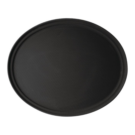 Serveeplaadi ovaalne klaaskiust libisemisvastane Camtread must - Cambro - Fourniresto