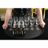 Serveeplaadi ovaalne klaaskiust libisemisvastane Camtread must - Cambro - Fourniresto