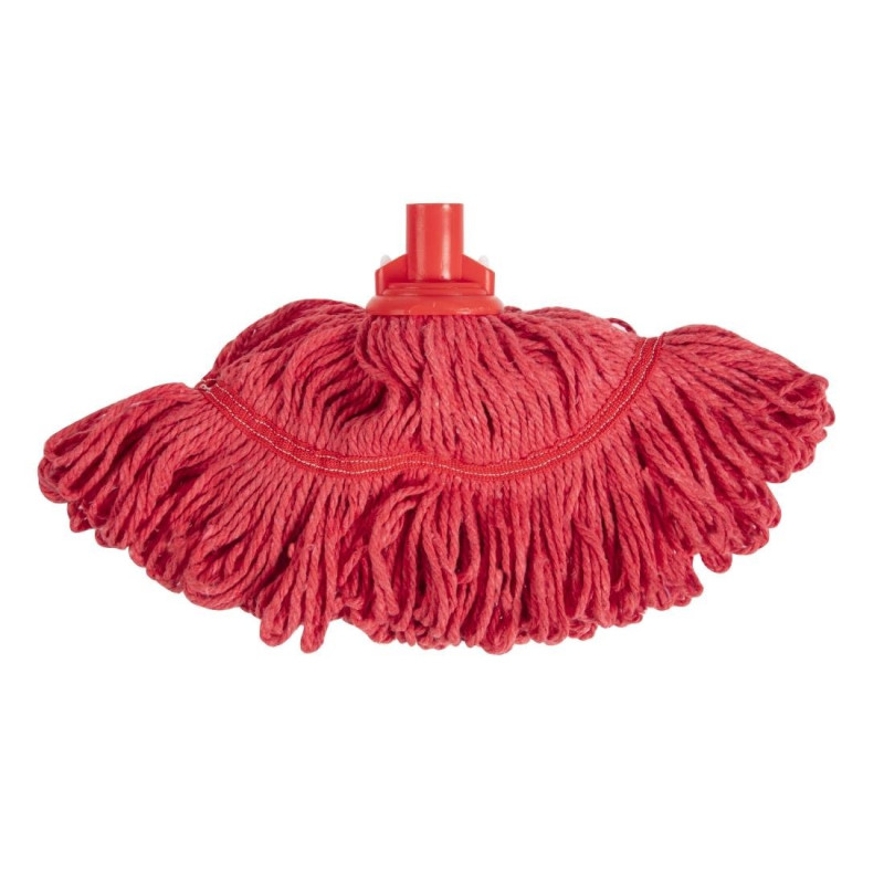 Bio Fresh Red Mop Head - Jantex - Fourniresto Bio Fresh Red Mop Head - Jantex - Fourniresto