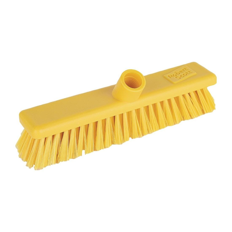 Soft Broom 300mm Yellow - Jantex - Fourniresto Soft Broom 300mm Yellow - Jantex - Fourniresto