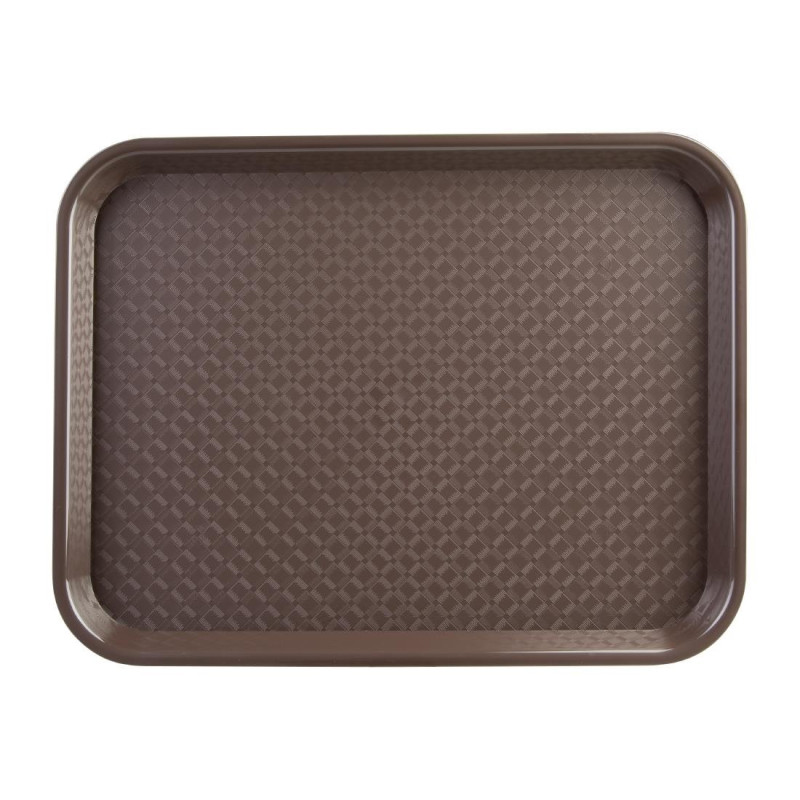 Plateau Fast Food en Plastique Marron - Olympia KRISTALLON - Fourniresto Plateau Fast Food en Plastique Marron - Olympia KRISTALLON - Fourniresto