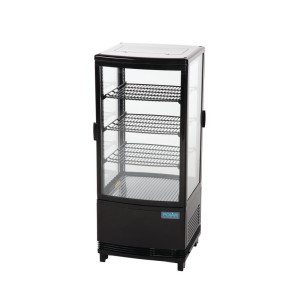 Must külmlet mustade kumerate ustega 86 L - Polar - Fourniresto
