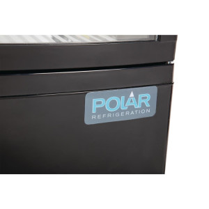 Must külmlet mustade kumerate ustega 86 L - Polar - Fourniresto