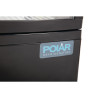 Must külmlet mustade kumerate ustega 86 L - Polar - Fourniresto