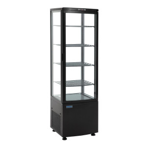 Külmlet koos kumerate ustega - Must 235 L - Polar - Fourniresto