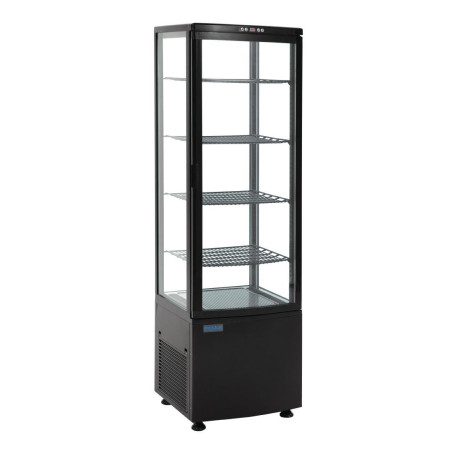 Külmlet koos kumerate ustega - Must 235 L - Polar - Fourniresto