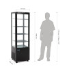 Külmlet koos kumerate ustega - Must 235 L - Polar - Fourniresto
