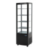 Külmlet koos kumerate ustega - Must 235 L - Polar - Fourniresto