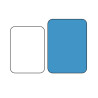 Lamineeritud pinnaga tammepuidust helepruun 460 mm - Cambro - Fourniresto