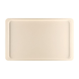 Polyester GN1/2 325x265mm Beige Service Tray - Roltex - Fourniresto
