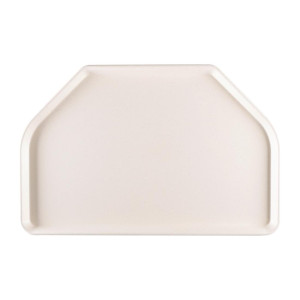 Serveerimisalus polüestrist trapetsikujuline 500x325mm hall - Roltex - Fourniresto