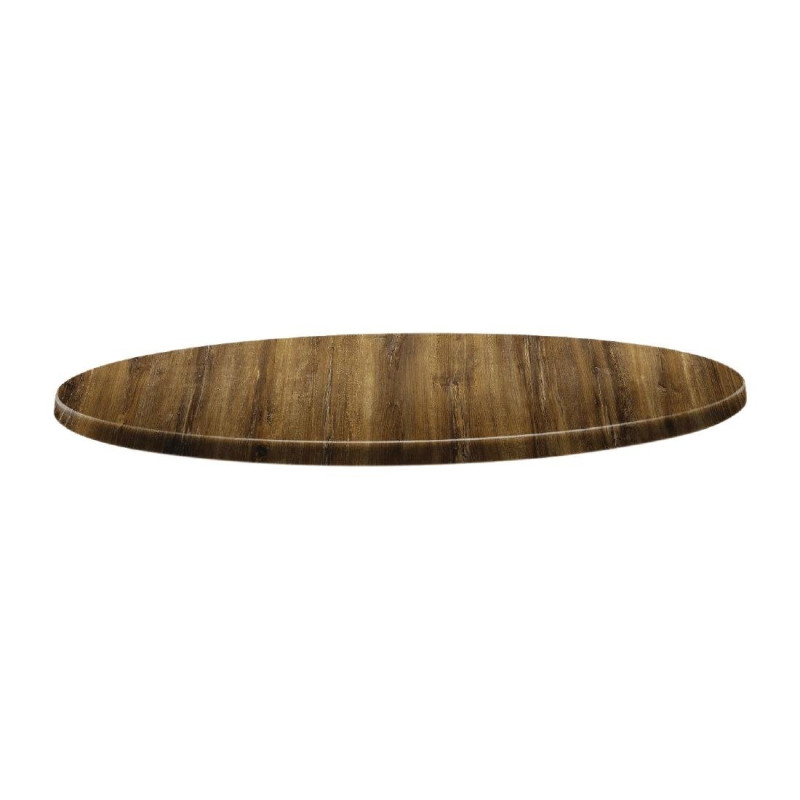 Plateau De Table Rond Classic Line Atacama Cherry - 800mm - Topalit Plateau De Table Rond Classic Line Atacama Cherry - 800mm - Topalit