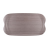 Serveelaua Wave 43x23cm hallikaspruun puit - Roltex - Fourniresto