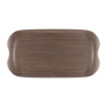 Serveelaua Wave 43x23cm pähklipuust mustriga - Roltex - Fourniresto