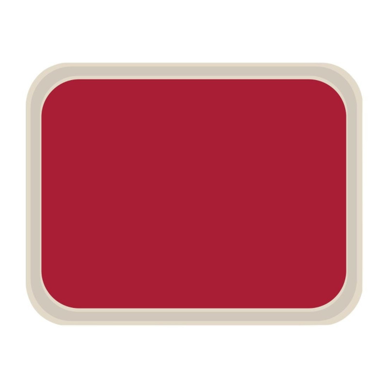 Plateau de Service en Polyester Standard 470x360mm Rouge - Roltex - Fourniresto Plateau de Service en Polyester Standard 470x360mm Rouge - Roltex - Fourniresto