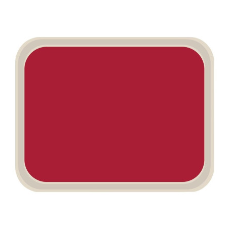 Serveerimisalus polüestrist standardmõõdus 470x360mm punane - Roltex - Fourniresto