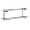 Seinariiul avatud roostevabast terasest - L 1800 x 400 mm - Gastro M