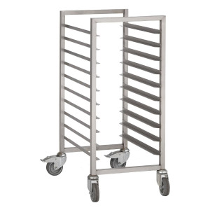 Roostevabast terasest 10 tasemega libistatav korv 600 x 400mm - Gastro M