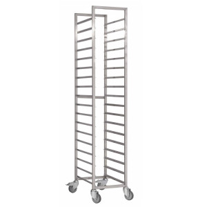 Roostevabast terasest libistamiskäru - 600x400mm - 18 tasandit - Gastro M