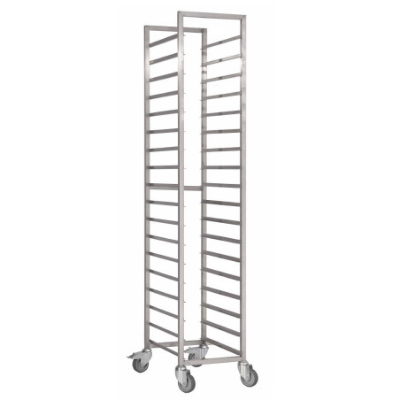 Roostevabast terasest libistamiskäru - 600x400mm - 18 tasandit - Gastro M