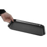 Nelikantne libisemisvastane klaaskiust EpicTread must 350mm - Cambro - Fourniresto