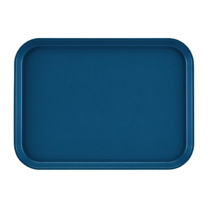 Nelikantne libisemisvastane klaaskiust EpicTread sinine 350 mm - Cambro - Fourniresto