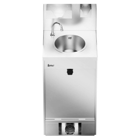 Käsimügamise mobiilne roostevabast terasest pesulaam - 20L - FourniResto