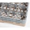 Klaaside hoidik 16 sektsiooniga Camrack beige - L 500 x S 500 mm - Cambro
