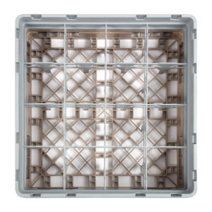 Klaaside hoidik 16 sektsiooniga Camrack beige - L 500 x S 500 mm - Cambro