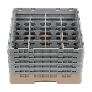 Klaasiriiul 16 sektsiooniga Camrack beige-L 500 x S 500mm - Cambro
