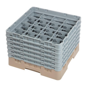 Klaasiriiul 16 sektsiooniga Camrack beige-L 500 x S 500mm - Cambro