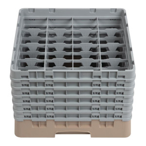 Klaasiriiul 16 sektsiooniga Camrack beige-L 500 x S 500mm - Cambro