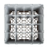 Klaasiriiul 16 sektsiooniga Camrack beige-L 500 x S 500mm - Cambro