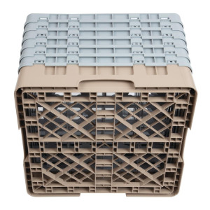Klaasiriiul 16 sektsiooniga Camrack beige-L 500 x S 500mm - Cambro