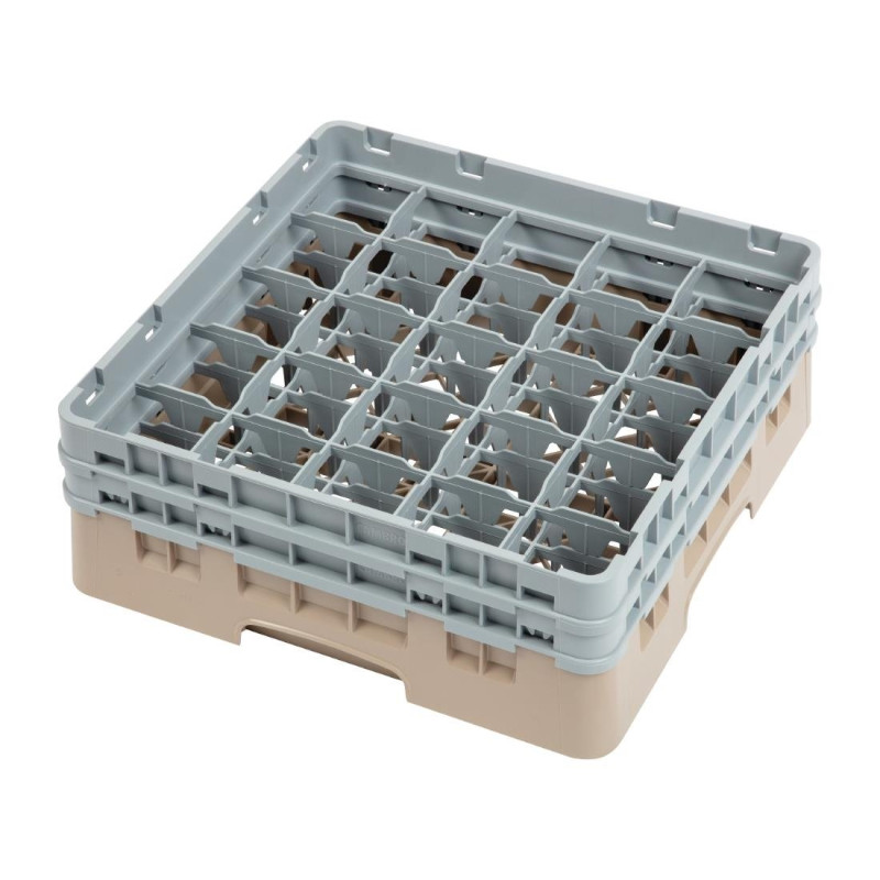 Glass Rack 25 Compartments Camrack Beige Height-L 500 xW 500mm - Cambro Glass Rack 25 Compartments Camrack Beige Height-L 500 xW 500mm - Cambro